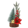 Decorazioni natalizie Ornamento Albero 23 cm Mini Decorazione Centro commerciale Ornamenti da tavolo Piccoli