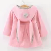 Giacche Primavera Autunno Bambino Capretto Ragazze Giacche Orecchio di coniglio Cotone Capispalla invernale Bambini Cappotti con cappuccio 1 2 3 4 5 anni Vestiti per bambini 230927