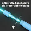 Jump Ropes Glowing Jump Ropes LED Luminous Skip Rope for Kids Adult Fitness Adjustable Skipping Rope Training Sports Equip Outdoor Jumping 230928