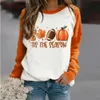 Bluzy bluzy damskie Bluzy Halloween bluza piłka nożna w sezonie dynia klonowa druk 230927