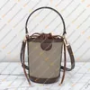 5A Top Mirror Quality Ladies Fashion Casual Designe Luxury Bucket Bag Tote Handväska axelväskor Crossbody Messenger Bag 760199 Pouch Purse