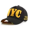 Top Caps Vintage Yıkanmış Sıkıntılı Pamuklu Dad Beyzbol Kapağı Polo Trucker Unisex Style Teaves Ayarlanabilir Mektup NYC Güneş Koruyucu Kap X0928