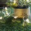 Decorazioni natalizie Farfalla Lucine a LED Luci a batteria USB per matrimonio Natale all'aperto Camera Decorazione ghirlanda Luci per tende