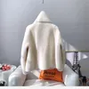 Womens Fur Faux Lady Girl Lamb Winter Coats Female Sheep Shearling Warm Short Jacket Overcoat JT3154 230927