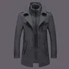 Men's Wool Blends Men Woolen Coat Jacket Short 2023 Spring Autumn Winter Male Cashmere Trench Casual Fashion 230928