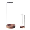 Dekorativa figurer Ash Catcher med mässing Stick Air Freshener Decoration Wood Base Spa Multi Syfte för heminredningsinnehavare justerbar