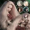 Lalki ręcznie robione długa prosta peruka lalka piękna 1/3 1/4 1/6 BJD Peruki do DIY COMNS DLOBY Zabawki Big Wavy Curly Hair Akcesoria 230928