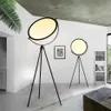 Zemin Lambaları Superloon Led Lamba Retro Tripod Sanat Beyaz Bblack Nordic Dekorasyon Başucu Restoran Oturma Odası Ayakta 3105