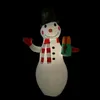 1pc, boneco de neve inflável de Natal com luzes espessadas de pvc decoração de Natal inflável de 70,87 polegadas, boneco de neve inflável, decoração de cena, decoração de festivais, decoração de casa, decoração, decoração,