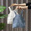 Shorts Boys And Girls Denim Summer Strap Children's Baby Korean Casual Suspender Pants