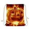 TOTES TORB WADSTRING Halloween Pumpkin Painting Prezent Bag Torka Plecak przenośny pakowanie Bag22blieBerryees