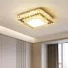 Plafoniere Lampada da soffitto moderna di lusso a LED dimmerabile Lampada da interno in cristallo Lustro per camera da letto Soggiorno Sala da pranzo Decor Apparecchio Lampara Techo