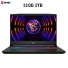 MSI Pulse 15 ordinateur portable de jeu 15.6 pouces QHD 2.5K 165Hz IPS écran ordinateur portable i7-13700H 16GB 1TB RTX4070 ordinateur de jeu Netbook Win11