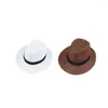 Berets 2023 Summer And Autumn Straw Hat Big Brim Single Silk Flat Cowboy Outdoor Sun Men's Knight