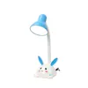 Table Lamps Student Desk Lamp Pen Holder Small Cartoon Creative Reading With Energy Saving LED Bulb 110-220V