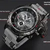 Män tittar på 2023 V6 Super Speed ​​Silicone Quartz 3D Surface Male Hour Clock Analog Military Big Dial Sport Man Watch237p