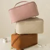 Cosmetische tassen koffers Tas voor vrouwen Grote make-uptasje Draagbare reistoilettas Pu Badkamer Washbag Multifunctionele kit 230927