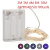 Umlight1688 AA Battery تعمل 2 3 5M LED String Mini LED الأسلاك النحاسية سلسلة Fairy Light Christmas Xmas Home Party Light 12 LL