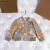 秋の赤ちゃんコート長袖フルカラー印刷キッズジャケットサイズ100-150 cm刺繍ロゴ野球ユニフォームfor boys sep25