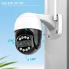 CCTV -lins Besder 8MP 4K 8x Hybrid Zoom 2.8+12mm Dual Lens PTZ IP Camera WiFi Human Detection 4MP Audio Security Video Surveillance Camera YQ230928