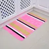 Carpets Occident Style Polypropylene Bedroom Floor Carpet With Embossing Flower And Stripe Pattern Non-Slip Living Room Kitchen Mat