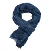 Scarves European and American Winter Men Scarf Cotton Linen Yarndyed Striped Men's Tassel Long Shawl Bufanda Male Accessories 230927