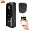 Dörrklockor Tuya Video Doorbell WiFi Wireless Outdoor Door Bell 1080p HD Camera Waterproof 2-Way Audio Infrared Night Vision Alexa YQ230928