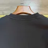 Men's Hoodies & Sweatshirts designer Letter Leather Card Pocket Micro Wide Round Neck Long Sleeve Sweatshirt Rowey ow Balv