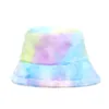 Chapeaux à large bord seau femmes hiver fausse fourrure casquettes doux moelleux épaissi garder au chaud Panama femme en plein air coupe-vent en peluche chapeau de pêcheur 230927