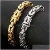 Bracelet Hiphop Bracelets De Chaîne Pour Hommes Ne Se Fanent Jamais Couleur Or Bracelet En Acier Inoxydable Poignet Viril 866 Classique Bijoux Pour Hommes En Gros Dhqp6