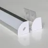 20m10pcs Molto 2m Per pezzo Profilo in alluminio anodizzato per strisce luminose a forma di triangolo Strips250O