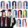 Halsdukar Custom Sash Graduation 2023 Personliga stal Sashes med blandad nationell flagggåva för examen Day Scarf Mix 230928