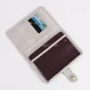Läder passhållare täcker ärende vattentät resekreditkort plånbok söt passbok för kvinnor/män passöverdrag