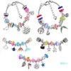 Hawaii Bangles Charm Bilezik Paket Takımları ile Satış Boncuk Aksesuarları Diy Takı Noel ve K205m için Çocuk Günü Hediyeleri