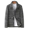 Men's Wool Blends Plus Size 8XL 7XL 6XL Jacket Fashion Coat 2023 Spring Autumn Oversize Classic Plaid Casual Windbreaker Male Brand Clothes 230927