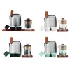 SET TEATURE SET TEPOT INFUSER 4 Scelte di colore diverso comodo tè sciolto