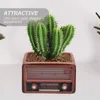 Vazen Succulente Pot Bloempot Decoratieve Tuin Planter Radio Plantcontainer Creatieve Hars