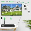 CCTV obiektyw Outdoor bezprzewodowy aparat IP 4K 8MP HD Podwójny obiektyw zewnętrzny Wi -Fi PTZ Auto śledzenie ulicy kamera ICSEE YQ231003