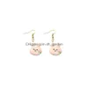 Stick Cute Stationery Pen Earring For Women Resin Console Handle Drop Earrings Children Gifts Handmade Jewelry Diy Delivery Smte6