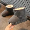 Botas crianças outono inverno exército crianças coreano curto britânico para crianças meninas neve 523