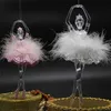 Maxsin 1PC fashion Acrylic three-dimensional ballerina dancer Pendant DIY Wedding creative home decoration tools Ornaments231U