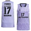 Printed Basketball 5 Rudy Fernandez Jerseys 11 Hezonja 7 Facundo Campazzo 1 Fabien Causeur 17 Vincent Poirier 30 Eli Ndiaye 13 Sergio Rodriguez Baloncesto Shirt