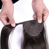 Lace S Tail Human Hair Remy Straight European Frisyrer 60G 100 Natural Clip in Hairpiece 230928