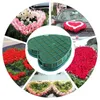 Schiume di fiori decorativi Schiuma floreale a forma di cuore tagliata per matrimoni artigianali fai-da-te