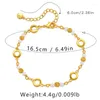 Strand CCGOOD Donut Design Perles Bracelet Pour Femmes Plaqué Or 18 K Bijoux Minimalistes Bracelets De Haute Qualité Pulseras Mujer Fille