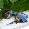 Vintage Polarized Sunglasses Classic Designer Square Shades 55-18-142 Outdoor Driving UV400 Sun Glasses for Men Women