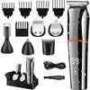 Clippers recortadores todo en uno barba recortador de pelo para hombres kit de aseo ceja afeitadora corporal cortadora eléctrica impermeable recargable 230928