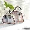 Cosmetic Bags Double-layer Bag Fashion PVC Large Capacity Makeup Organizers Transparent Waterproof Storage