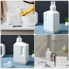 Bath Accessory Set 5 Pcs Laundry Detergent Bottle Dispenser Clothes Shampoo Lotion Pump Liquid Sub Container Empty Bottles