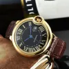 AAA mechanisch automatisch uurwerk herenhorloges roestvrij stalen band horloge met duidelijke achterkant automatische datum spatwaterdicht ontwerphorloge Montre De Luxe orologio uomo